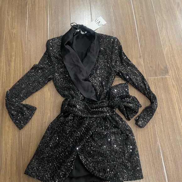 Zara sequin blazer dress - Picture 5 of 11